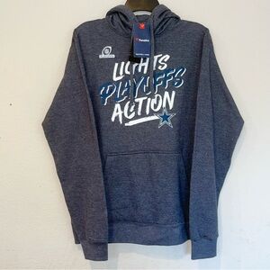 NFL Team Apparel Dallas Cowboys Lights Playoffs Action hooded sweatshirt